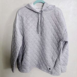 Gray Herringbone Hoodie